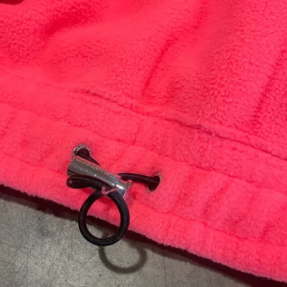 HOT PINK fleece by Love&Sports!Adjustable waist, pockets, black trim,zip close🩷 - Picture 10 of 11